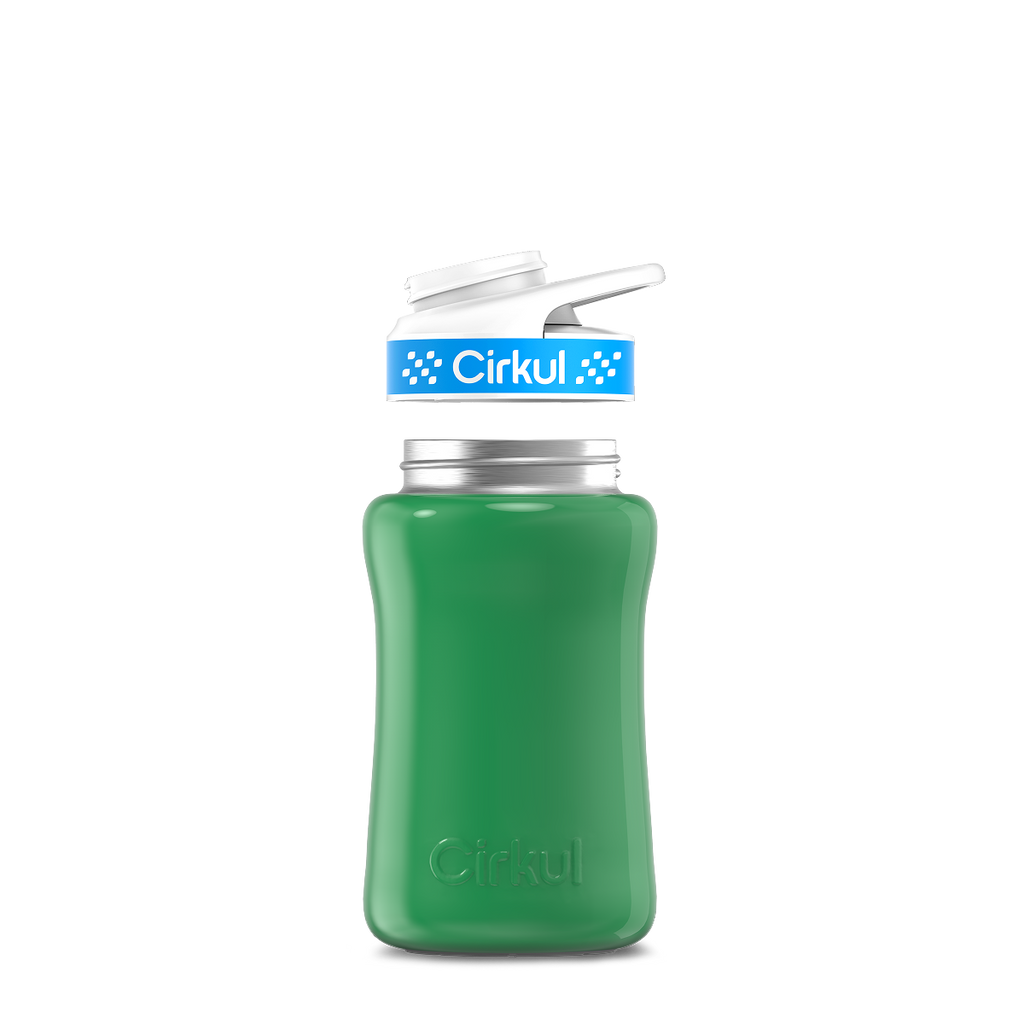 12oz. Stainless Steel Bottle & Comfort Grip Lid