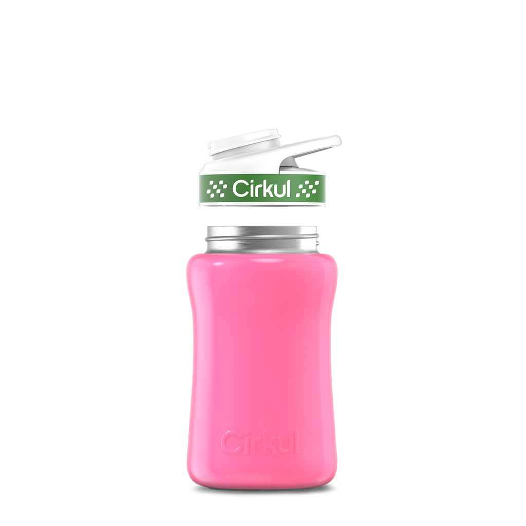12oz. Stainless Steel Bottle & Comfort Grip Lid