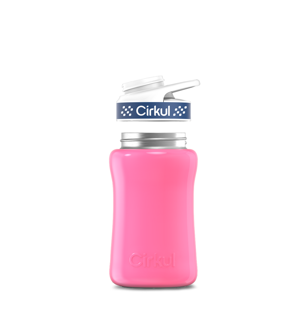 12oz. Stainless Steel Bottle & Comfort Grip Lid