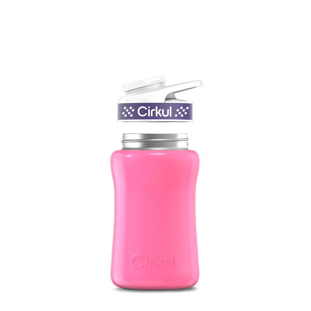 12oz. Stainless Steel Bottle & Comfort Grip Lid