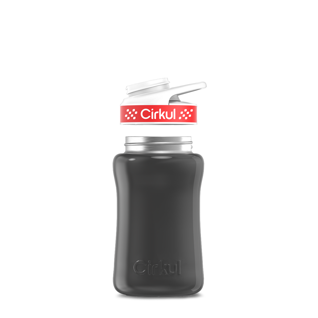 12oz. Stainless Steel Bottle & Comfort Grip Lid