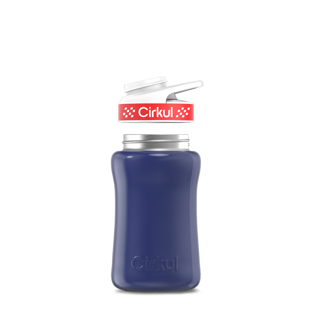 12oz. Stainless Steel Bottle & Comfort Grip Lid