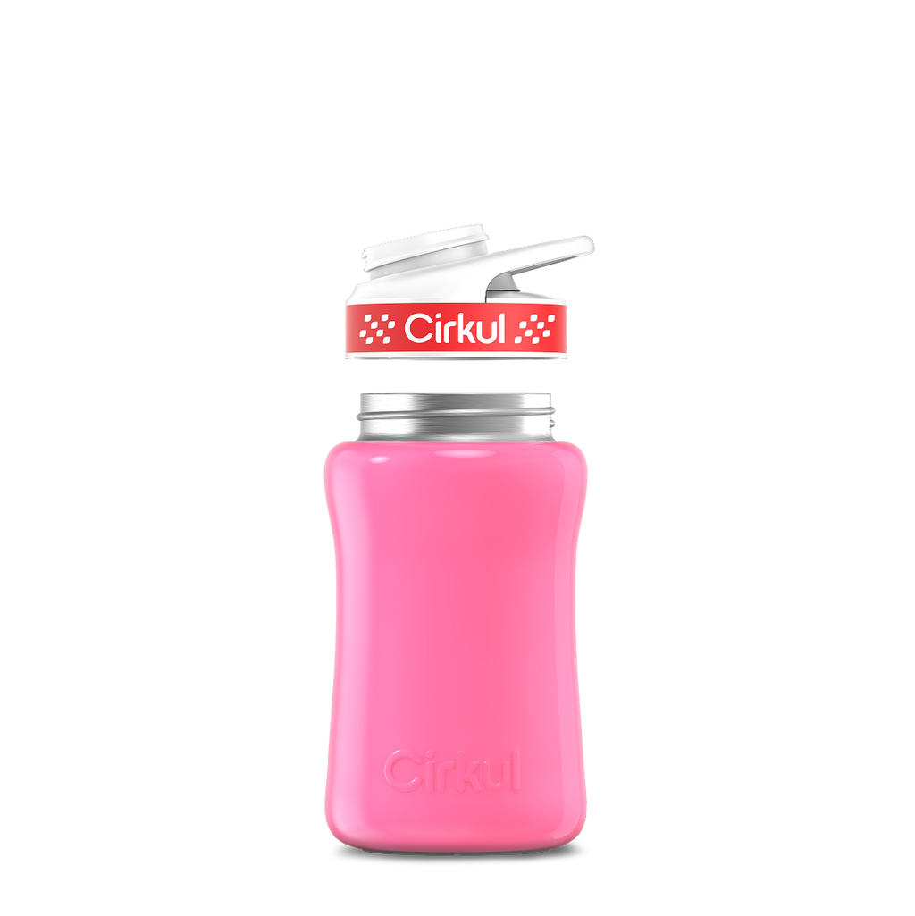 12oz. Stainless Steel Bottle & Comfort Grip Lid